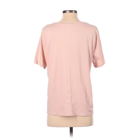 Eileen Fisher Crewneck Short Sleeve Top Powder Size S/P NWT - Picture 2 of 3